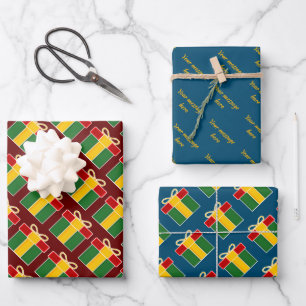 Secret Santa suprise Christmas gift Wrapping Paper Sheet