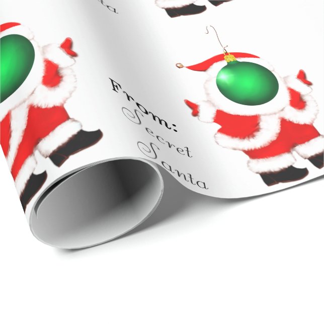 Secret Santa Wrapping Paper (Roll Corner)