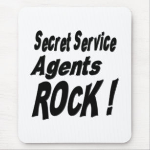Secret Service Agents Rock! Mousepad