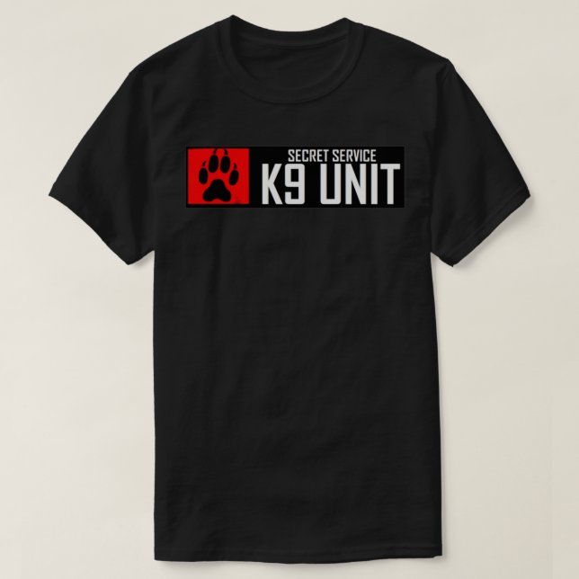 Secret Service K9 3 T-Shirt (Design Front)