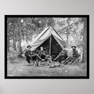 Secret Service Officers at Brandy Station, VA 1864 Poster