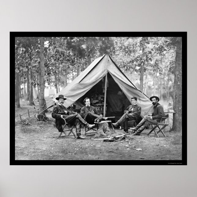 Secret Service Officers at Brandy Station, VA 1864 Poster (Front)