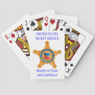 secret service playing cards