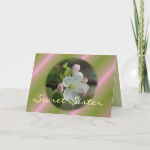 Secret Sister Apple Bloom Card- customise Card