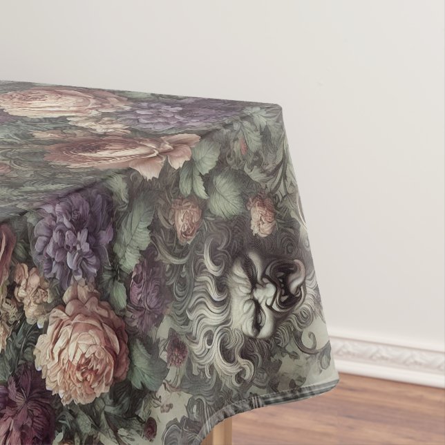 Secret Societies Bloom in Spirals – Large Pattern Tablecloth (In Situ)