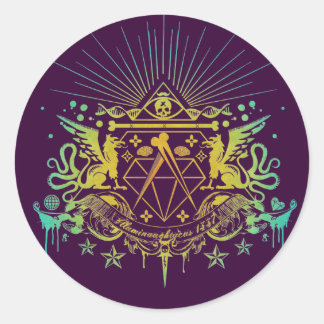 Secret Society Classic Round Sticker