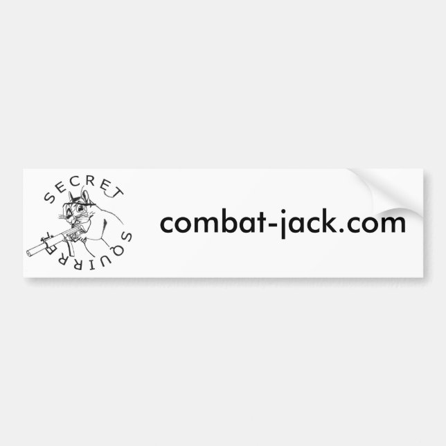 Secret Squirrel Bumper Sticker (Front)
