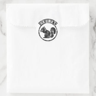 Secret Squirrel - Distressed - Type 1 Classic Round Sticker