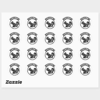 Secret Squirrel - Distressed - Type 2 Classic Round Sticker