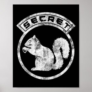 Secret Squirrel - Distressed - Type 2 Poster
