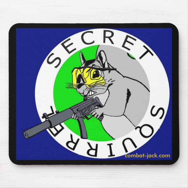 Secret Squirrel Mousepad (Front)