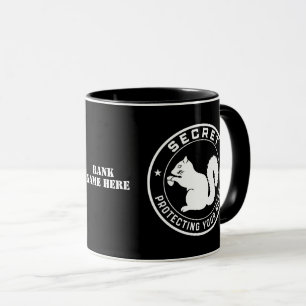 Secret Squirrel Protecting Your Nuts Customisable Mug