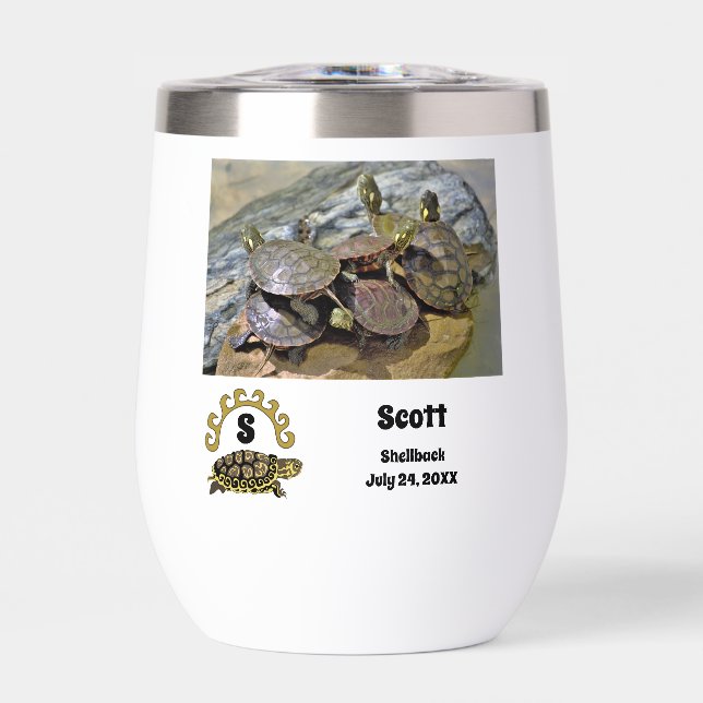 Secret Turtle Shellback Lagoon Photo Name (Front)
