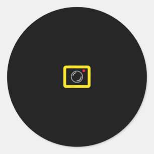 Secret Video Recording Belt Agent Funny Camera Hal Classic Round Sticker