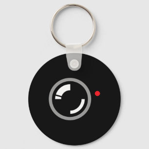 Secret Video Recording Funny Cameraman Halloween C Key Ring