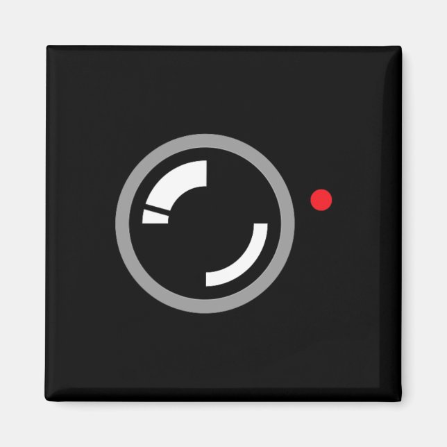 Secret Video Recording Funny Cameraman Halloween C Magnet (Front)