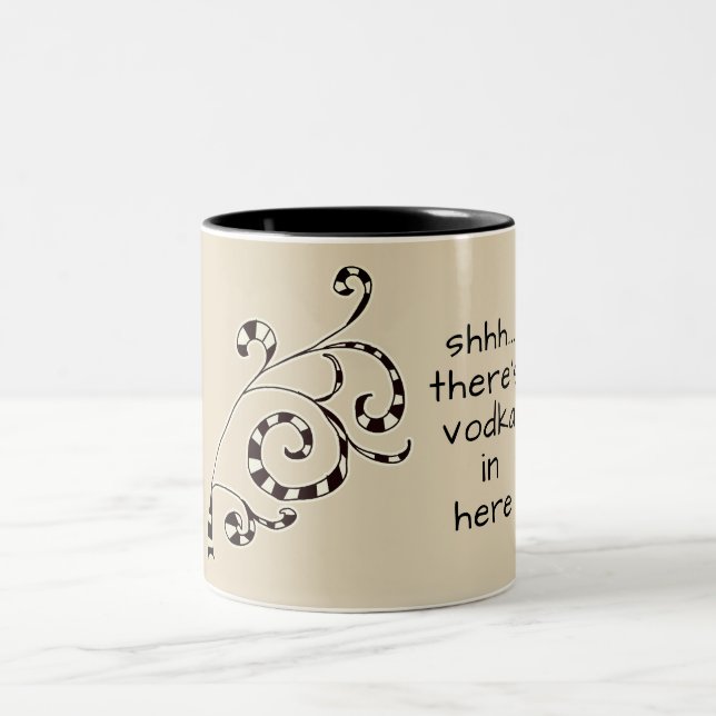 Secret Vodka Funny Mug (Center)