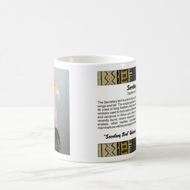 Secretary Bird Coffee Mug (Center)