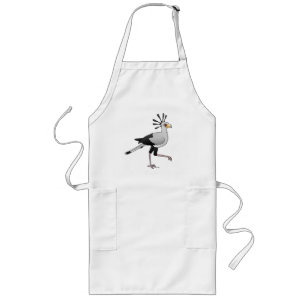 Secretary Bird Long Apron