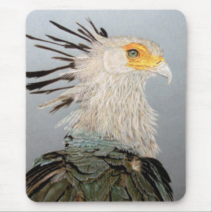 Secretary Bird Mouse Pad