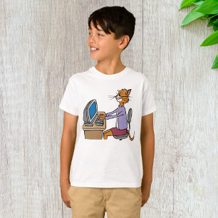 Secretary Cat T-Shirt