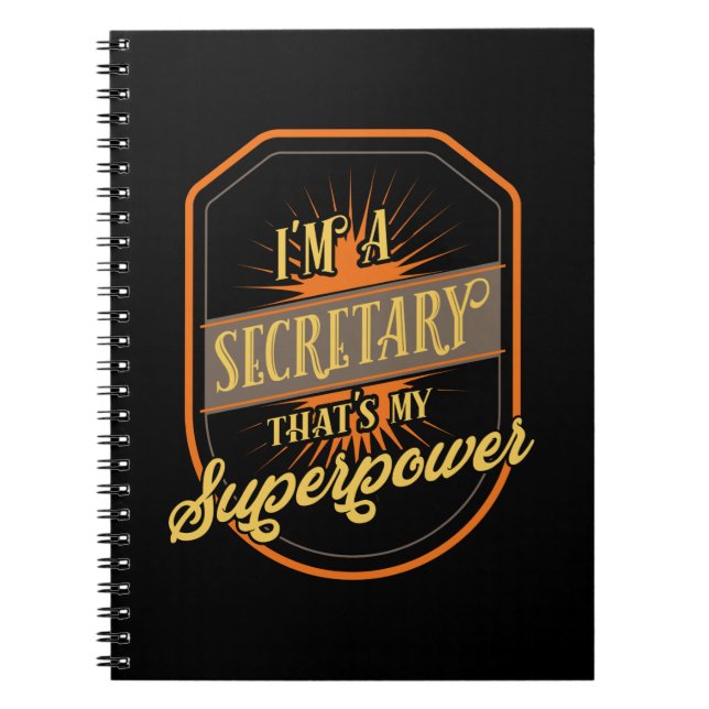 Secretary Notebook (Front)
