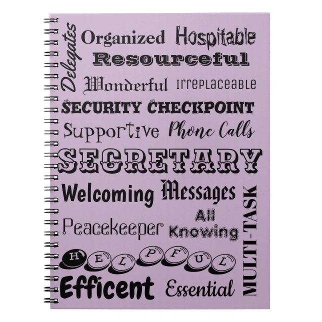 Secretary Notebook (Front)