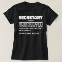 Secretary Noun Definition Business Assistant Cute