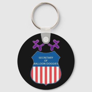 Secretary of Balloon Doggies Key Ring