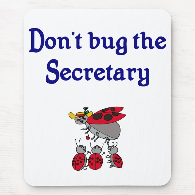 Secretary or Admin Assistant Mousepad (Front)