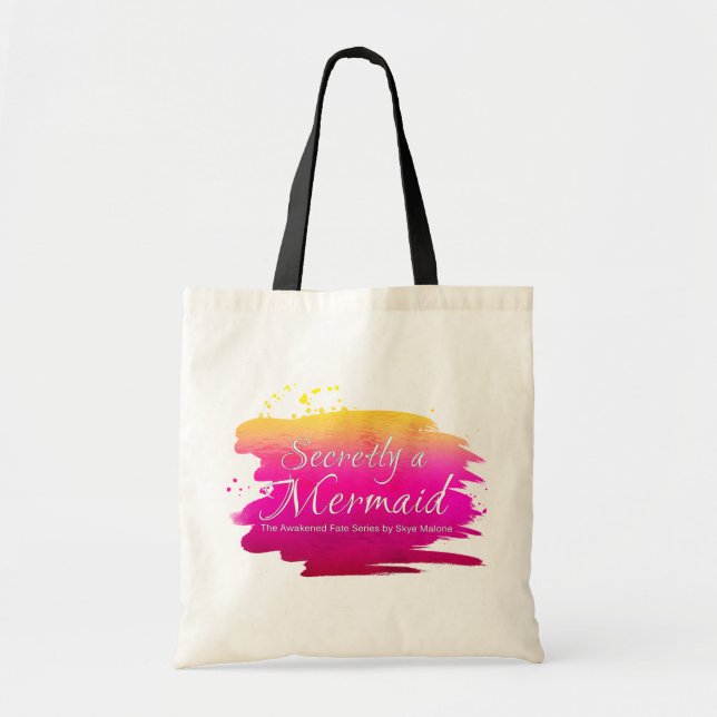 Secretly a Mermaid - Tote Bag - Pink (Front)