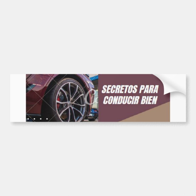 Secretos para conducir bien bumper sticker (Front)