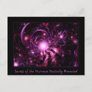Secrets of the Universe Partially Revealed Postcard