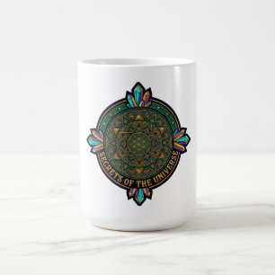 Secrets Of The Universe Vintage Crystal Mandala Coffee Mug