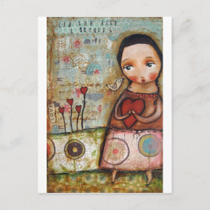 secrets postcard