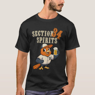 Section 34 spirits baseball art T-Shirt