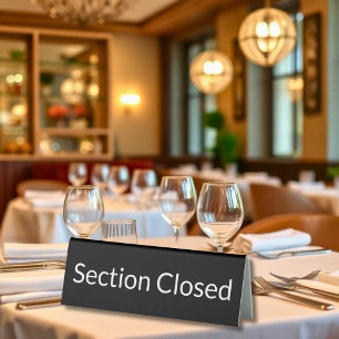 Section Closed Black