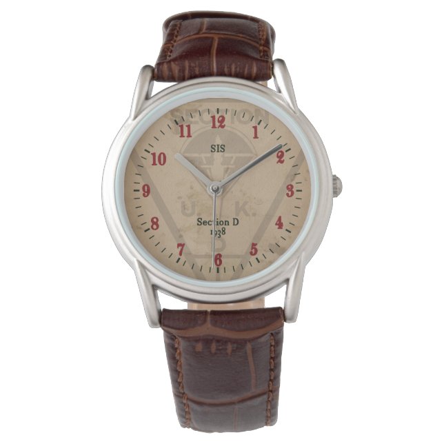 Section D Classic Leather Watch (Front)
