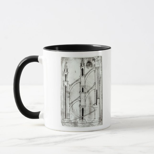Section of the wall and arch mug (Left)
