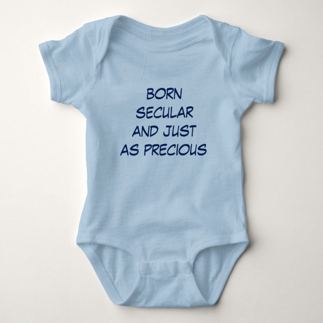 Secular and Precious Baby Bodysuit (Front)