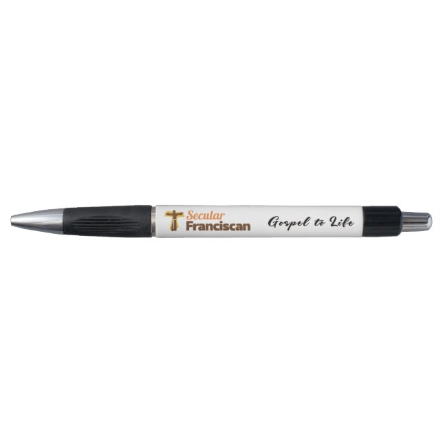 Secular Franciscan Gospel to Life Pen (Front)