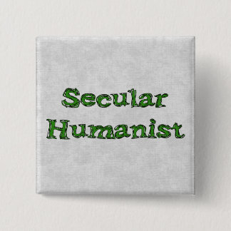 Secular Humanist 15 Cm Square Badge