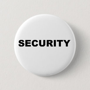 Security 6 Cm Round Badge