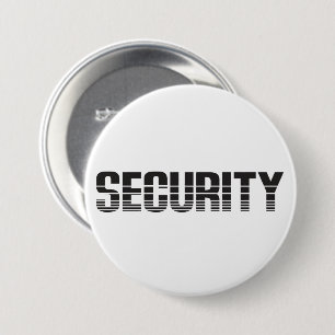 Security 7.5 Cm Round Badge