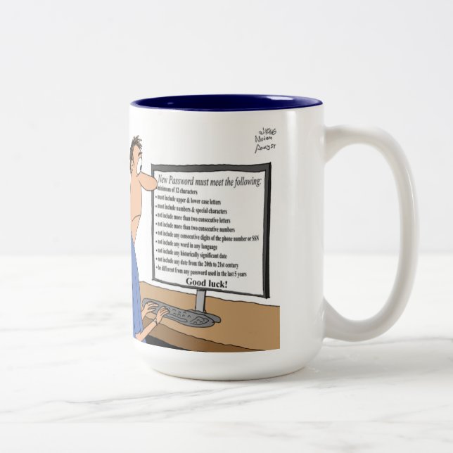 Security Analyst takes the job too seriously - Mug (Right)