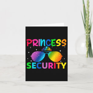 Security Birthday Halloween Party Funny Men Women  Card