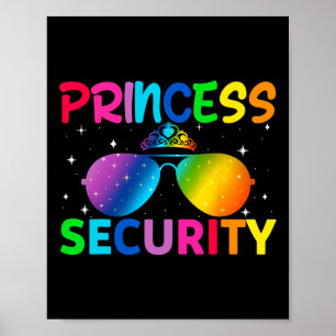 Security Birthday Halloween Party Funny Men Women  Poster