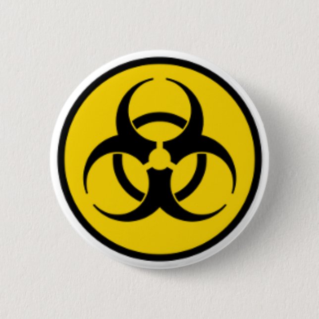 Security Breach 6 Cm Round Badge (Front)