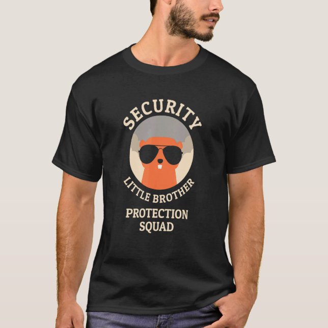 Security Brother Protection Squad Team Big Brother T-Shirt (Front)