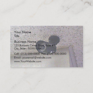 Security camera business card